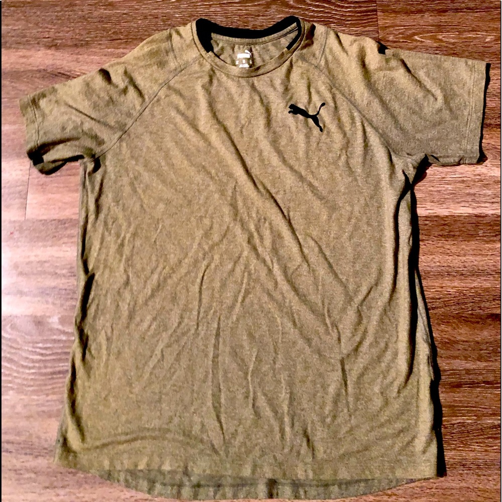 PUMA Green Designer Tee Like New
